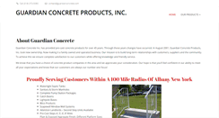 Desktop Screenshot of guardianconcrete.com