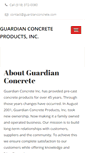 Mobile Screenshot of guardianconcrete.com
